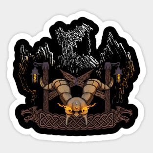 Carved by Thunder - Taron Roller Coaster Sticker